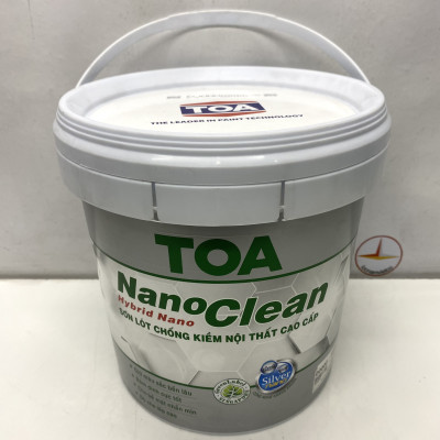 Sơn lót chống kiềm nội thất Toa Nanoclean Primer _5L