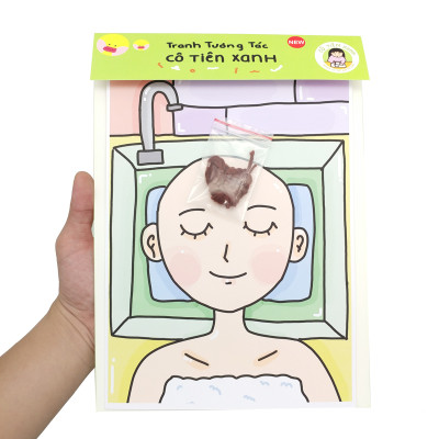 Bộ Tranh Tương Tác Cô Tiên Xanh - Tiệm Gội Đầu