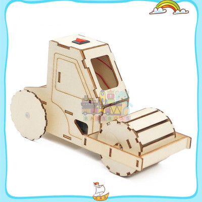 [Kèm Pin] Bộ Đồ Chơi Khoa Học Tự Làm Máy Ủi, Bộ Đồ Chơi Lắp Ghép STEM Mô Hình Máy Ủi, Bộ Đồ Chơi Gỗ Cao Cấp Khoa Học Tự Làm DIY Wood Steam