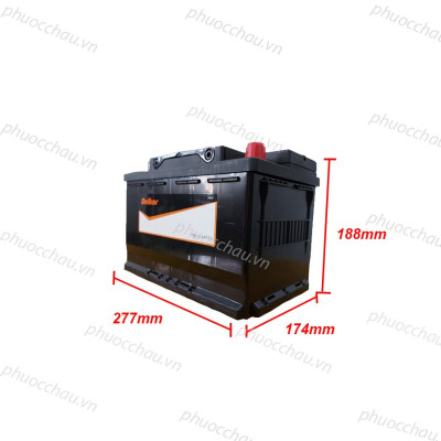 Ắc Quy Delkor DIN 58024 (12V - 80Ah)