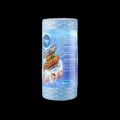 Khăn bếp đa năng cuộn 50 tờ Shian lau sạch đồ dùng bếp vệ sinh nhà cửa -Khăn đa năng