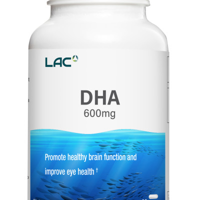 VIÊN UỐNG BỔ SUNG DHA HỖ TRỢ NÃO & MẮT LAC 600MG (60 VIÊN)