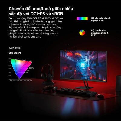 Màn Hình Gaming Xiaomi 2K Gaming Monitor G27Qi | Độ phân giải 2K | Tần Số Quét 180Hz | Phản Hồi 1ms | Hàng Chính Hãng