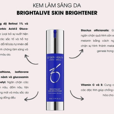 KEM DƯỠNG SÁNG DA Zo Skin Health BRIGHTALIVE 50ml