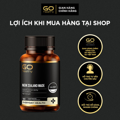 GO GLUCOSAMINE 1-A-DAY 1500mg 60 VIÊN- Viên uống bổ xương khớp nhập khẩu chính hãng GO Healthy New Zealand