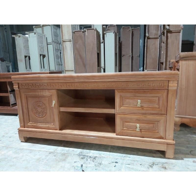 kệ ti vi nhỏ phòng khách gỗ sồi