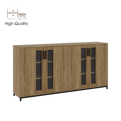 [Happy Home Furniture] LOUIS , Tủ lưu trữ 4 cửa mở - chân sắt , 168cm x 36cm x 84cm ( DxRxC), TCM_030