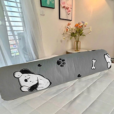 Vỏ gối nằm cotton 100% lót bông LIDACO vải cotton hàn mềm mát, lót bông cực êm kích thước 45x65cm (2 chiếc)