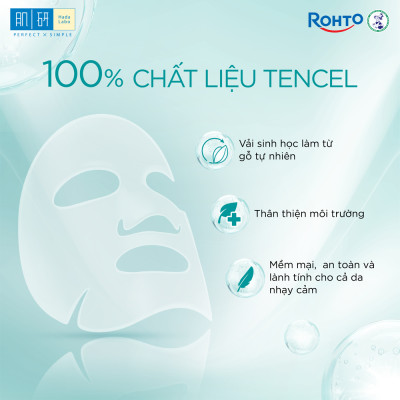 Hộp mặt nạ tinh chất làm dịu và cải thiện da mụn, nhạy cảm cao cấp Hada Labo Premium Pore Care Serum Mask (115g/5 miếng)