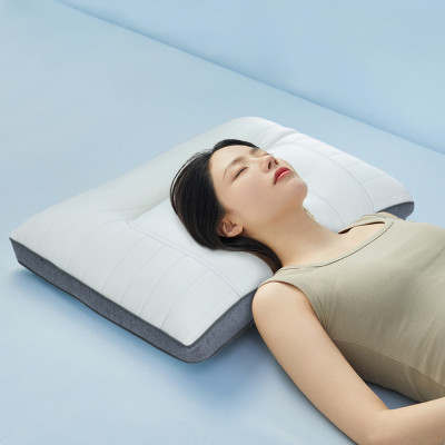 Gối chức năng, ruột gối đầu chăm sóc vai gáy cổ Functional Natural Latex NIN House 48x74cm công thái học