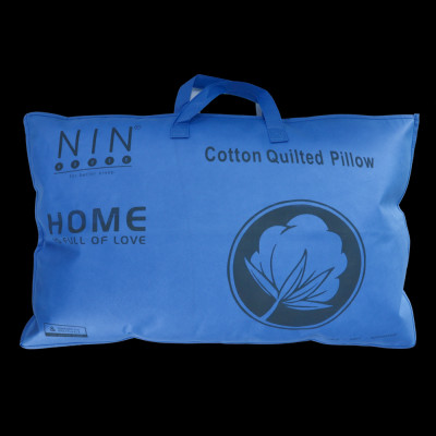 Gối chần bông, ruột gối đầu cho người nằm thấp Cloudy NIN House 48x74cm microfiber nhiều màu Quilted Pilllow