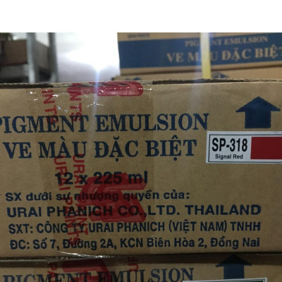 VE MÀU ĐỎ GALANT SP318 (1 KÉT 12 LON)