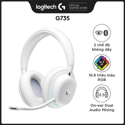 Bộ Sưu Tập Logitech Aurora - Chuột không dây G705, Tai nghe không dây G735 - Hàng Chính Hãng