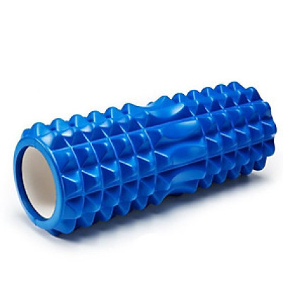 Con Lăn Yoga Massage Foarm Roller 33cm - Ống Trụ Lăn Xốp Tập Thể Thao Giãn Cơ Có gai Roam Rollet Cao Cấp Chính Hãng Amalife