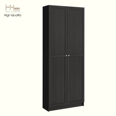 [Happy Home Furniture] CATY, Kệ sách 6 tầng 2 cửa mở, 80cm x 30cm x 202cm ( DxRxC), KSA_058