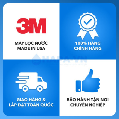 Máy Lọc Nước Nóng Lạnh 3M Full Models Chuẩn Nước Uống Trực Tiếp, Hiệu Suất 100% - Bộ Lọc Nhập Khẩu Mỹ, Hàng Chính Hãng