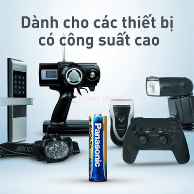 Vỉ Pin kiềm Panasonic Alkaline Evolta AA LR6EG/2B-V (2 viên/10 viên) - Hàng chính hãng