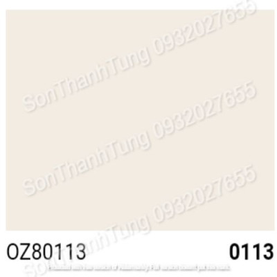 OEXPO ZOCO ALPES FOR EXTERIOR – SƠN PHỦ NGOẠI THẤT BÓNG CAO CẤP- OZ80113