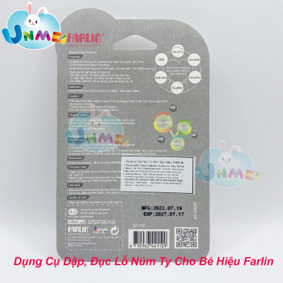 Dụng Cụ Dập Lỗ Núm Ty Farlin BF-112