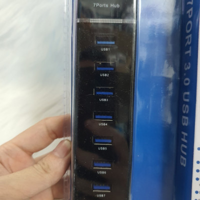 Hub chia 7 cổng USB, usb Hub tốc độ 3.0 - Hàng chính hãng