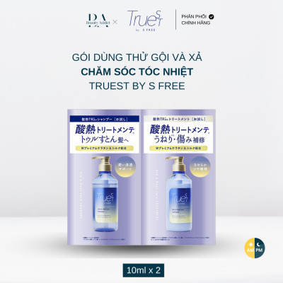 Dầu gội và dầu xả chăm sóc tóc nhiệt TRUEST BY S FREE Acid&Heat Care