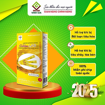 Men vi sinh Golden Lab - Nhập khẩu từ Hàn Quốc Hộp 20 gói - 60 gói