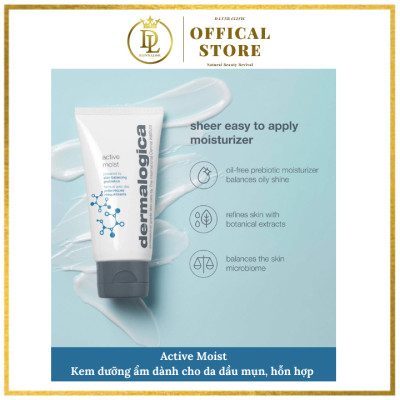Kem dưỡng da dành cho da dầu Dermalogica Active Moist 100ml