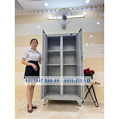 Tủ sắt hồ sơ 2 cửa 