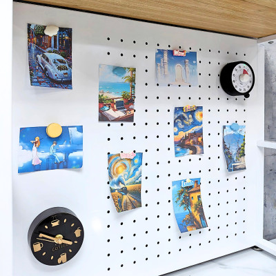 Kệ Pegboard đa năng Dola Home kệ sách để bàn decor học tập làm việc cho mẹ và bé hiện đại