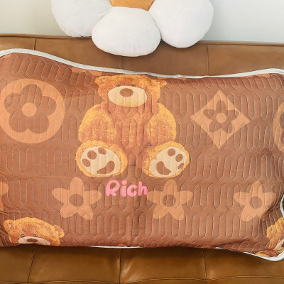 Combo 2 vỏ gối cao su non tencel 50x70cm cao cấp A  - áo gối cao su non - áo gối vỏ gối - Giao Màu Ngẫu Nhiên