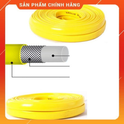️ Bộ dây vòi xịt nước rửa xe, tưới cây , tăng áp 3 lần, loại 7m,10m 206701 đầu đồng,cút,+ móc khoá