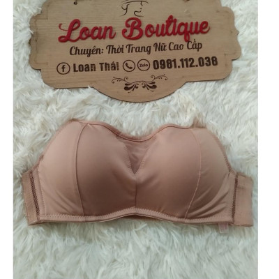 Áo ngực không quai chống tụt hàng Nhật_Áo lót ngực không dây mặc trong áo đầm  2 dây_Bra đệm không dây chống tụt