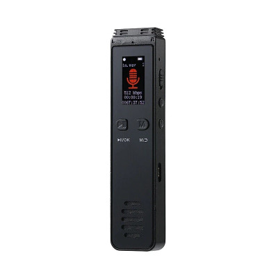 ROGTZ - Máy Ghi Âm Chuyên Nghiệp GA996 Bộ nhớ 8Gb Ghi âm sắc nét Chống ồn chủ động Loại bỏ tạp âm Kết nối Bluetooth Loa ngoài Hi-Fi Tự động lưu khi tắt máy Bảo mật tệp tin Sinh viên Nhà báo Soạn nhạc Họp hành - Hàng Chính Hãng