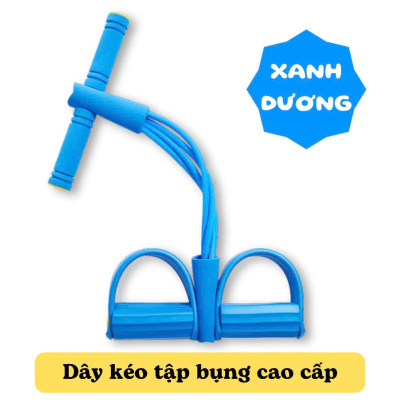 Dây kéo đàn hồi 4 ống cao su dododios tập thể tục, tập Gym tại nhà tập tay vai eo chân