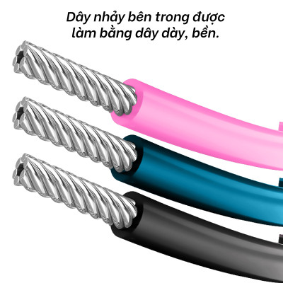 Dây Nhảy JR300 Đếm Số, Quy Đổi Ra Calo, Khoảng Cách - Kèm Bóng Xoay Cho Người Mới Bắt Đầu Tập