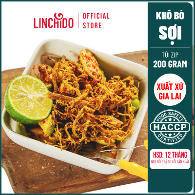 Khô Bò Sợi - Tùng Phương Du Ký - Túi Zip 200 GRAM