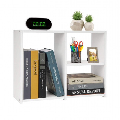 Kệ sách gỗ để bàn kệ sách mini SMLIFE Alicia