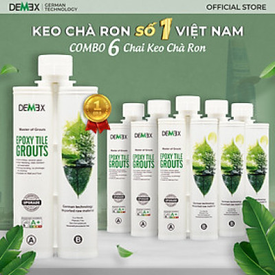 Combo 6 Chai Keo Chà Ron 2 Thành Phần - Keo Chít Mạch Chống Thấm, Không Chứa Chất Gây Ung Thư