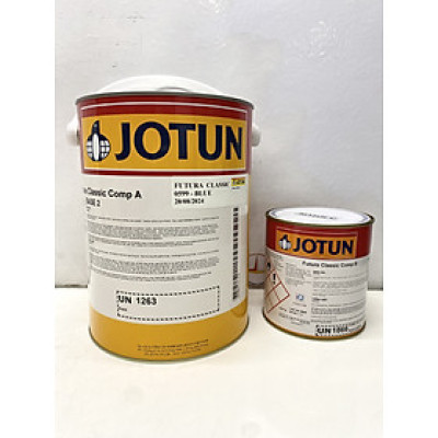 Sơn Epoxy Jotun Futura Classic base 2 màu Blue 599 (Xanh dương) 5L/bộ