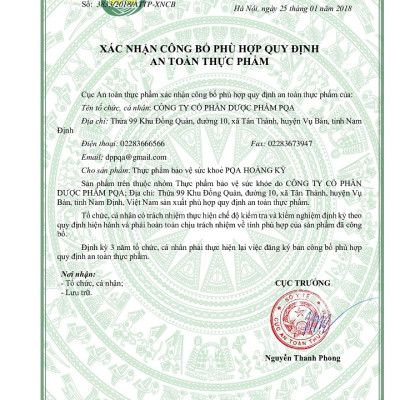Hoàng Kỳ PQA Giúp Bổ Tỳ, Ích Khí, Tăng Cường Tiêu Hóa, Giảm Mệt Mỏi Và Giúp Ăn Ngon Miệng Hộp 10 Ống