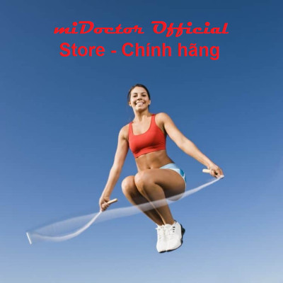 [Loại Tốt – Lõi Thép] Dây nhảy thể dục có thể điều chỉnh dây, Dây nhảy lõi thép, không bị rối dùng để tập thể dục độ dài 2.9m, hỗ trợ giảm cân – Chính hãng miDoctor