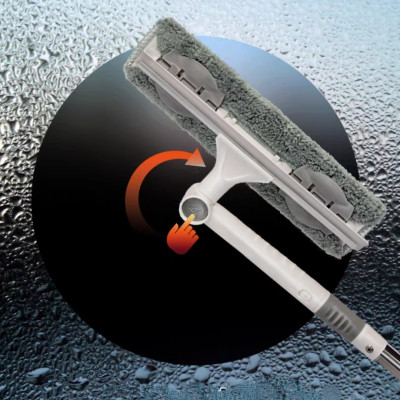 Cây Lau Kính Lau Tường.Chổi Lau Nhà 2 in 1 Thông Minh Cán Dài ( Tặng Bình Phun Sương 500ml) 