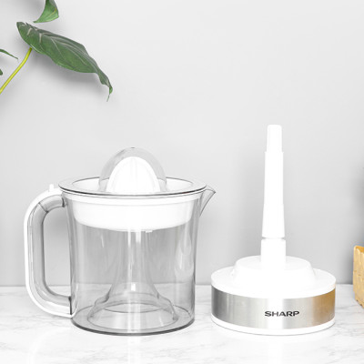 Máy vắt cam Sharp 40W EJ-J415-WH, màu trắng, Lưới lọc 2 lớp - Hàng chính hãng