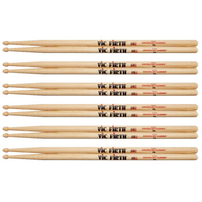 Dùi Trống Vic Firth 7A - American Classic Hickory Drumsticks - Kèm Móng Gảy DreamMaker