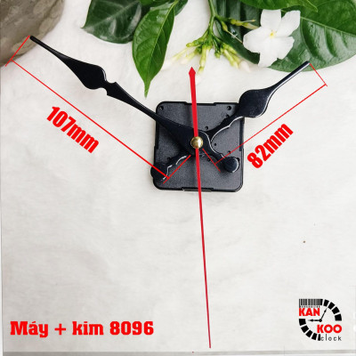 Máy đồng hồ treo tường kim trôi TAIWAN DQS518- trục đồng dài 6mm  BẢO HÀNH 24 tháng- dùng cho đồng hồ treo tường cỡ 10cm đến 40cm