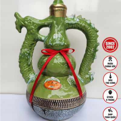 Đặc Sản Bình Định - Rượu Bàu Đá Thành Tâm Màu Xanh Ngọc 2.5LIT - OCOP 3 Sao