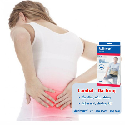Đai lưng hỗ trợ đau và chấn thương lưng Actimove Lumbal