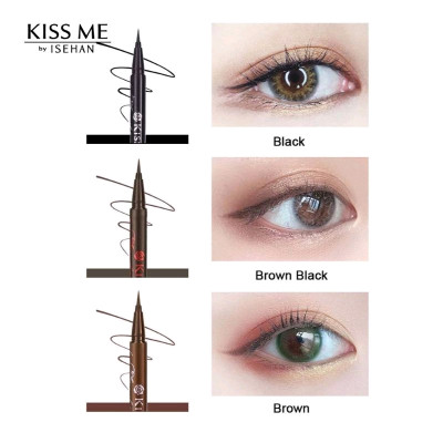 Bút Kẻ Mắt Nước Siêu Chống Trôi Nét Siêu Sắc Mãnh Màu Nâu Kissme Heroine Make Smooth Liquid Eyeliner Super Keep 0.1 G