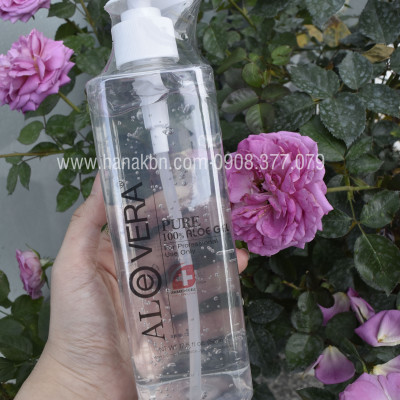 [KHUYẾN MÃI] Gel Nha Đam Dưỡng Ẩm Làm Mềm Dịu Da 100% Lô Hội Aloe Vera AWAKETHECELL 500ml