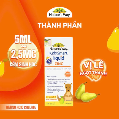 Kẽm Hữu Cơ Cho Bé Nature